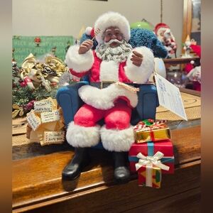 Possible Dreams Black Santa.